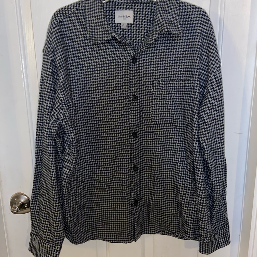 Goodfellow & Co Black and White Houndstooth Jacket